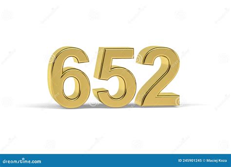 3D Lotto Number: 652 .